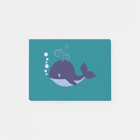 私の赤ちゃんクジラ ポストイット (正面)