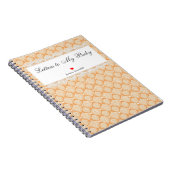 私の赤ちゃんシャワーのギフト名への手紙パーソナライズされた ノートブック (右側)