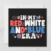 私の赤と青の時代おもしろいの7月4日に 招待状 (正面)