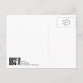 私の赤ん坊の青い目の考えあなたのはがき ポストカード (裏面)