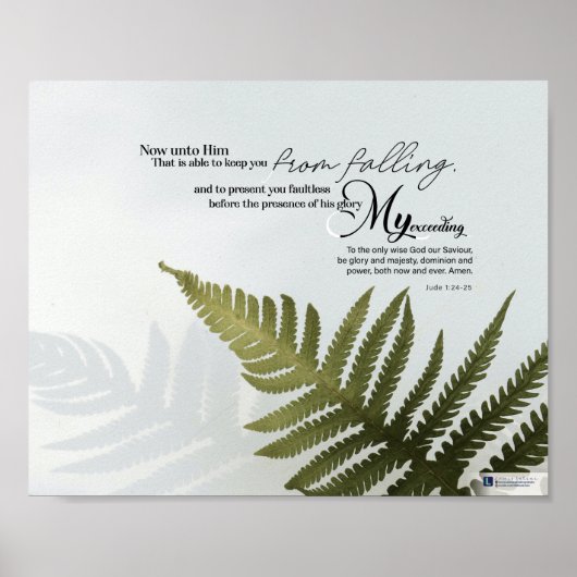 私の超える喜び（ユダ1:24-25） ポスター (正面)