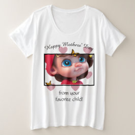 私の超クールな母 プラスサイズTシャツ