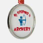 私の超出力はアーチェリーです メタルオーナメント (右)