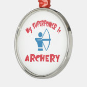 私の超出力はアーチェリーです メタルオーナメント (左)