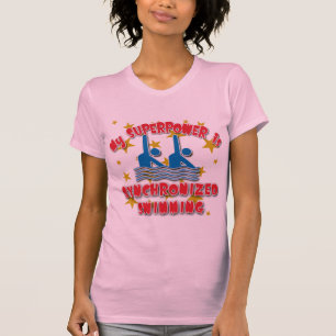 私の超出力はシンクロナイズドスイミングです Tシャツ