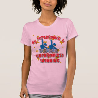 私の超出力はシンクロナイズドスイミングです Tシャツ