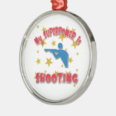 私の超出力は撃っています メタルオーナメント (左)