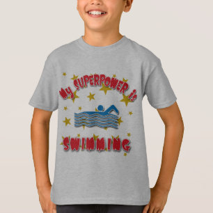 私の超出力は泳いでいます Tシャツ