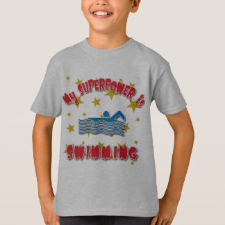 私の超出力は泳いでいます Tシャツ