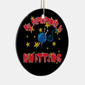 私の超出力は編んでいます セラミックオーナメント (右)