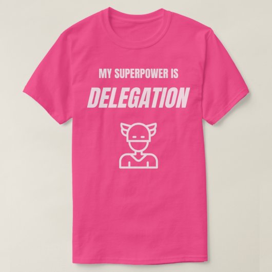 私の超大国は代表団おかしなシャツ Tシャツ (デザイン正面)