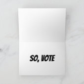 私の超大国は私の投票 カード (内部)