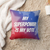 私の超大国は私の投票 クッション (ブランケット)