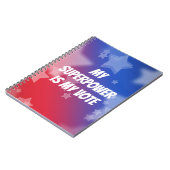 私の超大国は私の投票 ノートブック (左側)