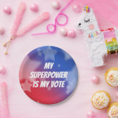 私の超大国は私の投票 ペーパープレート (パーティー)