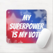 私の超大国は私の投票 マウスパッド (マウス)