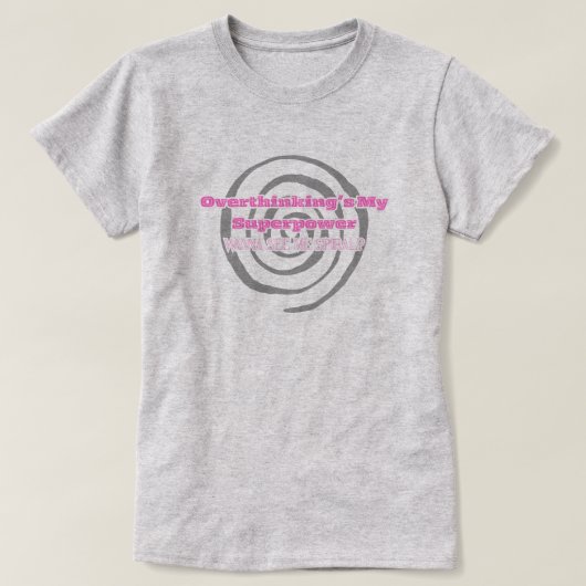 私の超大国（ピンク） Tシャツ (デザイン正面)