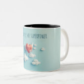 私の超大国UXデザイナーマグは共感している ツートーンマグカップ (正面右)