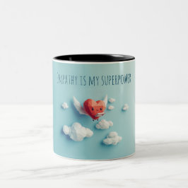 私の超大国UXデザイナーマグは共感している ツートーンマグカップ