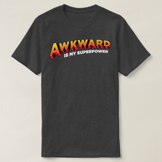 私の超能力は厄介だ Tシャツ (デザイン正面)