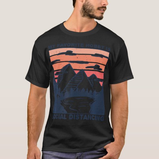 私の趣味お気に入りのは社会的遠足キャンプ Tシャツ (正面)