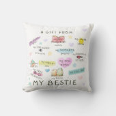 私の趣味からの贈り物 クッション (正面)