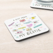 私の趣味からの贈り物 コースター (左側)