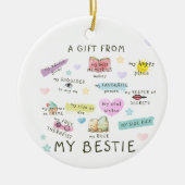 私の趣味からの贈り物 セラミックオーナメント (正面)