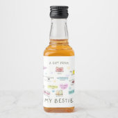 私の趣味からの贈り物 リキュールボトルラベル (正面)