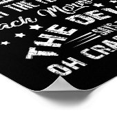 私の足が床に落ちたとき ポスター (角)