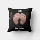 私の足に接吻して下さい! クッション (裏面)