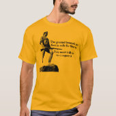 私の足の下の地面 Tシャツ (正面)