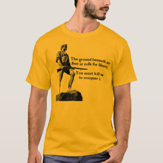 私の足の下の地面 Tシャツ