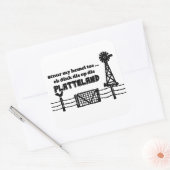 私の足の親指を突き刺す… スクエアシール (封筒)