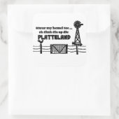 私の足の親指を突き刺す… スクエアシール (バッグ)