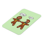 私の足はジンジャーブレッドのクッキーを痛めフランスのる マグネット (左側)