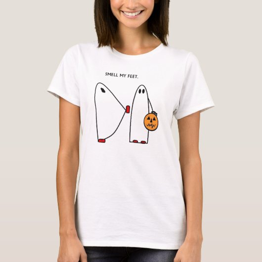私の足をかいで下さい Tシャツ (正面)