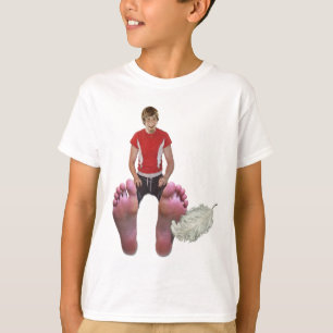 私の足をくすぐって下さい Tシャツ