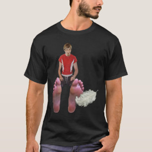 私の足をくすぐって下さい Tシャツ