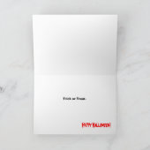 私の足カードをかいで下さい カード (内部)