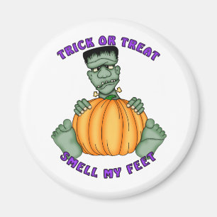 私の足ハロウィンをかいで下さい マグネット