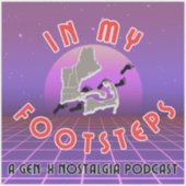 私の足跡ポッドキャストバンパーステッカー2025デザイン シール (正面)