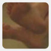 私の足 スクエアシール (正面)