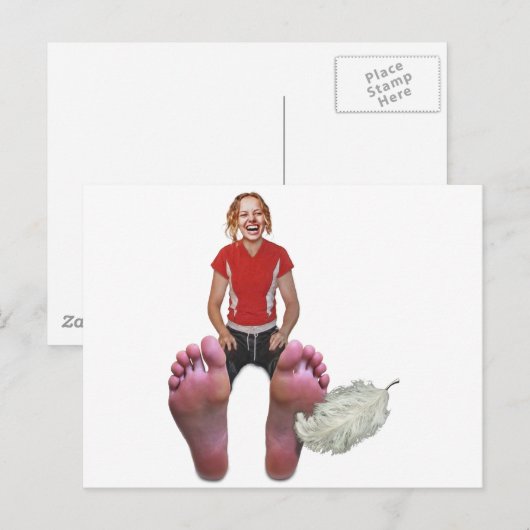 私の足 ポストカード (正面/裏面)