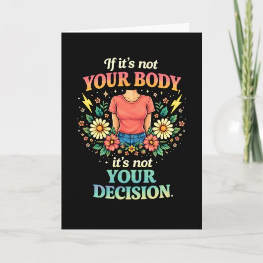 私の身体は私の選択 シーズンカード (正面)