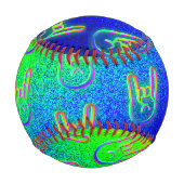 私の車に平和を祈る 野球ボール (裏面)