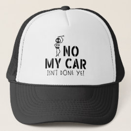 私の車はまだスケルトン車のガレージおもしろいを行っていない キャップ