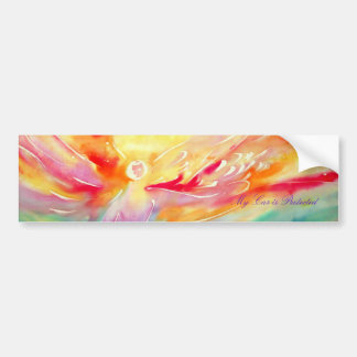 私の車は保護 バンパーステッカー