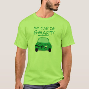 私の車は頭が切れるです Tシャツ