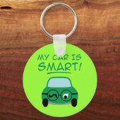 私の車は頭が切れる キーホルダー (正面)